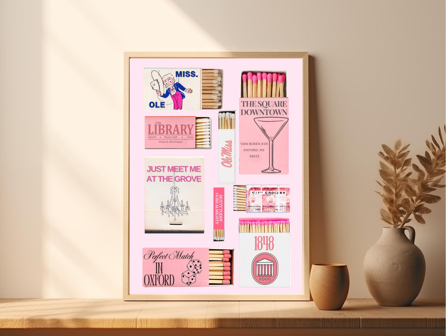 Ole Miss Matchbox Print