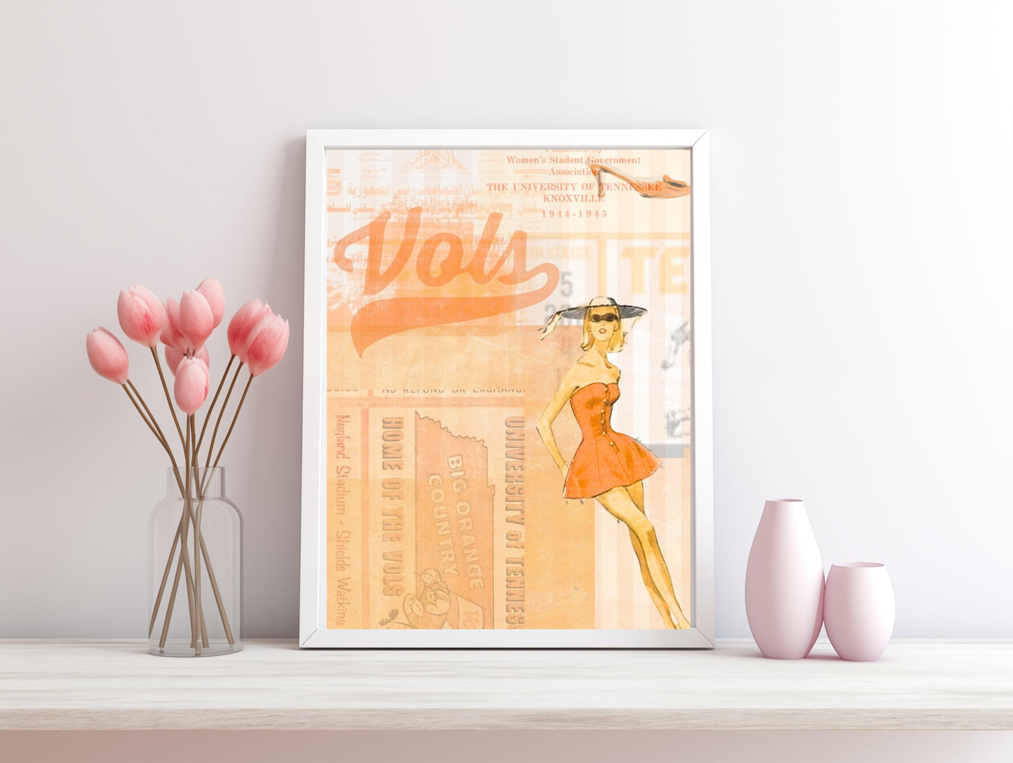University of Tennessee Wall Print Vintage