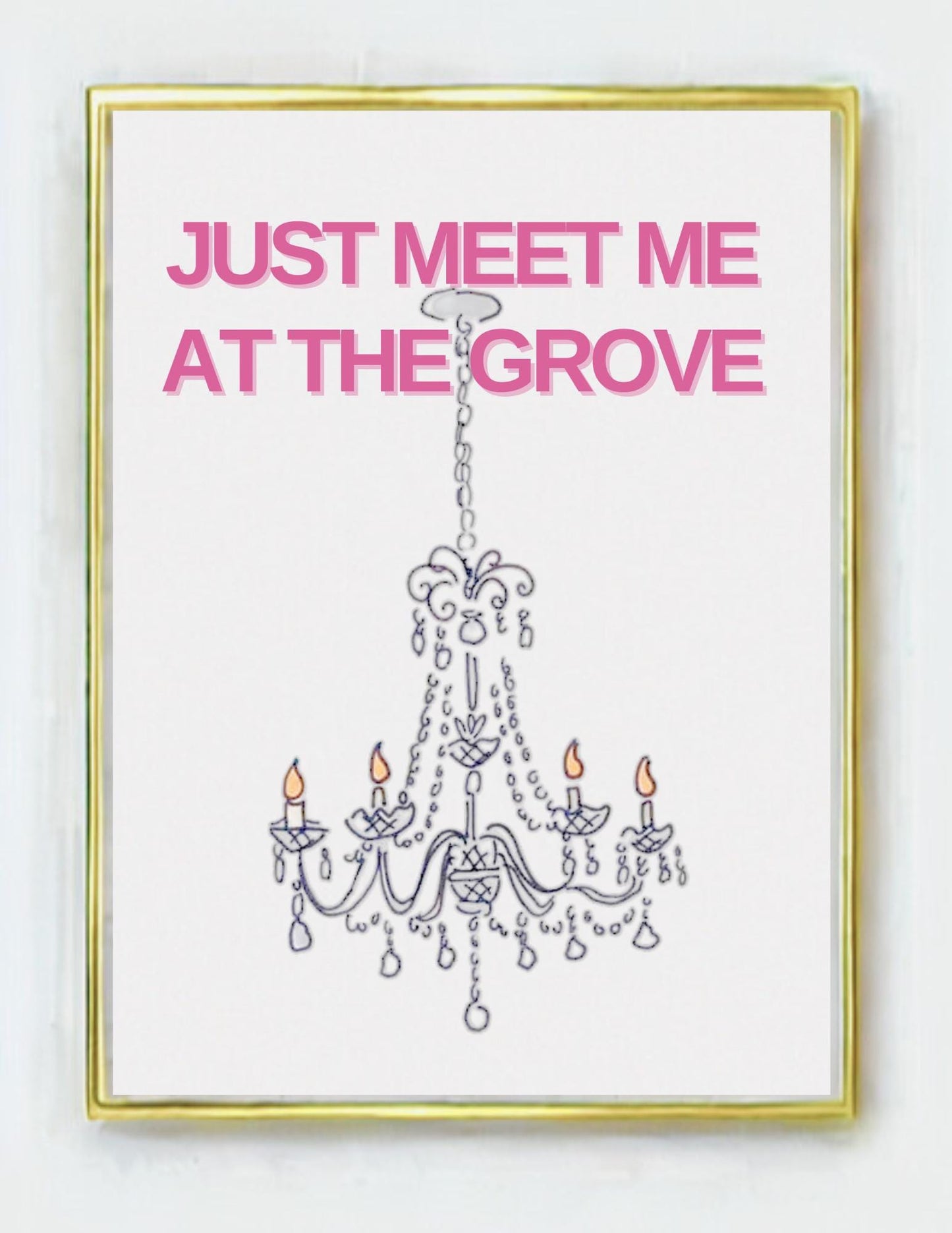 Ole Miss Grove Digital Print