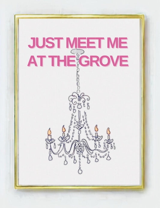 Ole Miss Grove Digital Print