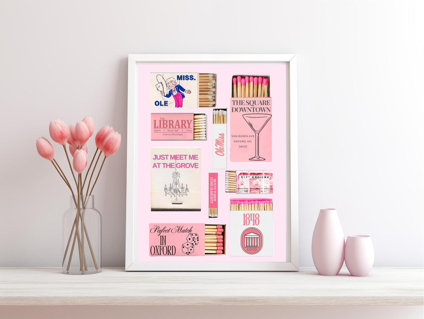 Ole Miss Matchbox Print