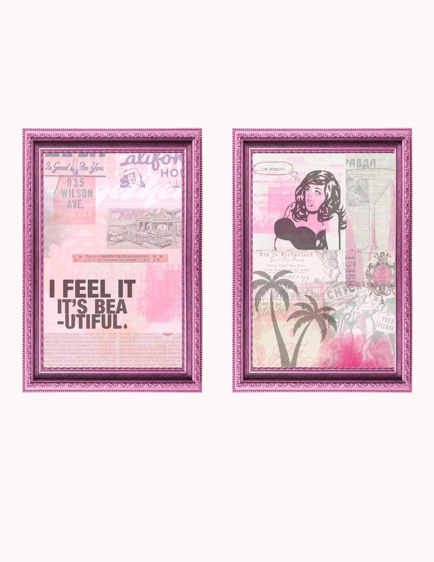 It's Beautiful Black Digital Print
